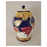 Ceramic Biscotti Jar 11.5'