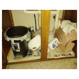 Contents of Cabinets Under Sink