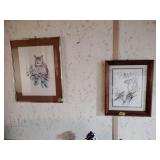 (2) Framed Pictures by Rodouick &