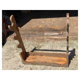 Gun Rack 4- Gun wall hanging 6.5'x24'x 25.5'