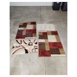 (4) Assorted rugs
