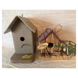 (2) Birdhouses 10' (One is Decorative 7')