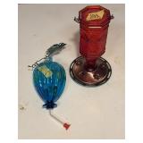 Red Jewel Humming Bird Feeder 10'
