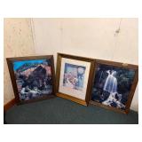 (3) Framed Wall Art Pictures
