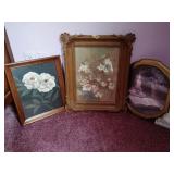 (3) Framed pictures