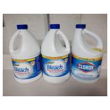 3 gallon jugs of bleach