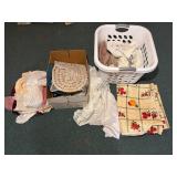 Towels, Laundry Basket, Table Clothe, Placemats