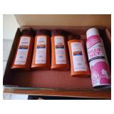 (4) Bottles of Cocoa butter lotion and a can of