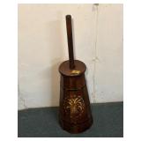 Wood Butter Churn Painted Decoration