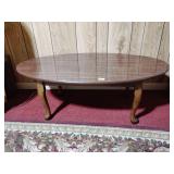 Oval Coffee Table 43.5'x15.25'x23.75'