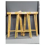 3-Wood Folding Chair Frames 16.25ï¿½x26.5ï¿½