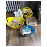 Plastic Baskets, Box of Quarry Tile