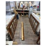 Wood French Doors with Molding
