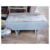 Painted Wooden Childs Bench 23.5ï¿½x14ï¿½x12ï¿½