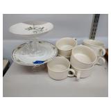 (2) Homemade Pedestal Dessert Plates 8ï¿½, 10ï¿½