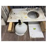 Vintage Marble Sink Vanity Top