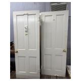 (2) Solid Painted Doors 29.5ï¿½x77ï¿½