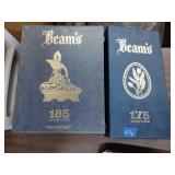 (2) Jim Beam Decanter Boxes 175 Months&185 Months