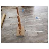 Acrylic & Wood Hat Stands 22ï¿½, 27ï¿½