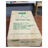 Sears 4 ft. Spruce Christmas Tree in box