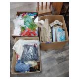Fabric assortment & Wall Decor