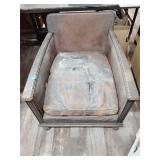 Antique leather chair needs repaired