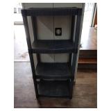 Plastic Four Tier Shelf 21.5ï¿½x47.5ï¿½ ï¿½ 14ï¿½