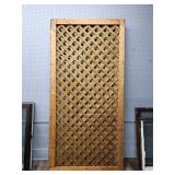 (2) Framed Lattice Panels 48ï¿½x 8ï¿½4ï¿½