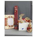 Holiday Ribbon Ceramic 18ï¿½ Oval Platter NIB