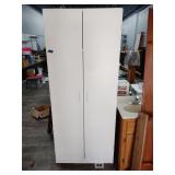 White cabinet 30' x 16' x 71.5'