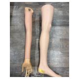 Mannequin Arm 29.5ï¿½ & Leg 27ï¿½