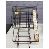 (2) Metal Display Racks 10.5ï¿½x15.25ï¿½x12ï¿½