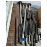 Vintage Window Weights 9ï¿½ & (4) Metal Table Legs