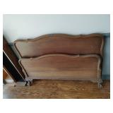 Vintage headboard and footboard, full size