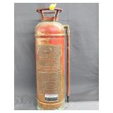 Vintage Copper SodAcid Fire Extinguisher 24ï¿½