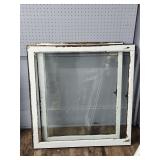 (2) Wood Framed Windows 27ï¿½x34ï¿½, 33ï¿½x34ï¿½