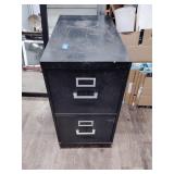 Metal 2 drawer file cabinet 15ï¿½x26.5ï¿½x 28.5ï¿½