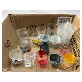 Assorted Shot Glasses (Souvenir, Rae Dunn, Skull)