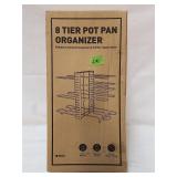 NIB 8 Tier Pot Pan Organizer