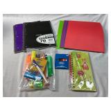 Assorted School Supplies in Bag