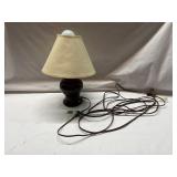 Brown Table Lamp w/ Lampshade