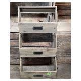 Wood Letter Holder 12'Wx24'Tx4'