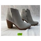 Mia Snake Print Ankle Boots-Womenï¿½s 7 M