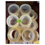 18 Rolls Heavy-Duty, Clear Packing Tape