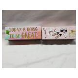 2 Cardboard Magnetic Trinket Boxes 10'Lx3'ï¿½3.75'