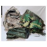Military Backpack, Ruk Sack, & Ponch/Blanket