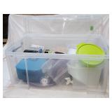 64L Lidded Tote with Storage Containers