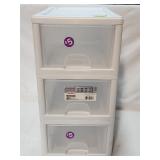 Sterilite Stackable Plastic Drawers17'Hx8.5'ï¿½12.5'