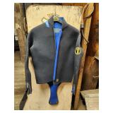 U.S. Divers Aqua Lung Neoprene Beaver Tail Jacket