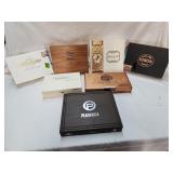 7 Pc Wooden Cigar Boxes